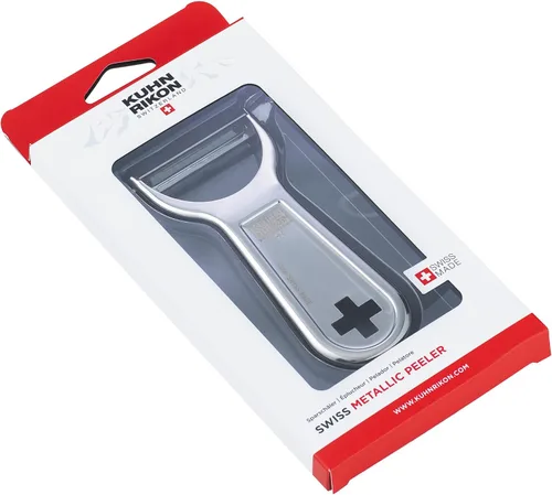 Vista 6 de Kuhn Rikon Pelador suizo de metal 4", acero inoxidable