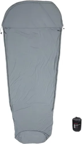 Vista 8 de BROWINT Forro 100% Thermolite para saco de dormir con 2 cremalleras, momia con capucha y rectangular para campamento; saco de dormir para adultos