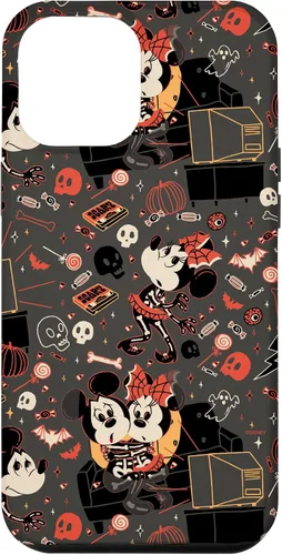 Vista 25 de iPhone 16 Disney Mickey Mouse & Minnie Mouse Scary Sweet Halloween Case