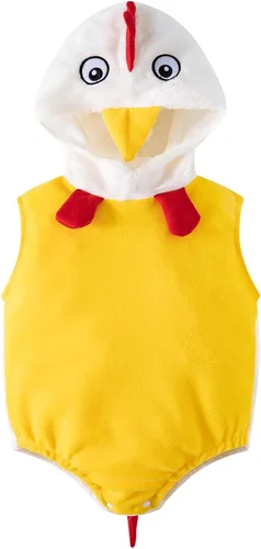Vista 3 de Kewlent Disfraz de gallo de bebé de Halloween para niñas y niños
