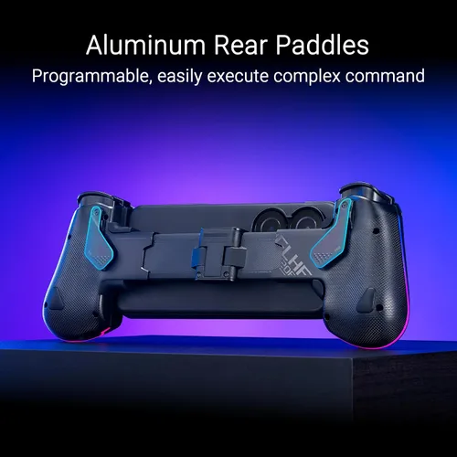 Vista 6 de ASUS ROG Tessen Mobile Gaming Controller – Android Phones ONLY, Foldable, Compact, Wired USB-C, Programmable, Fast Charging, RGB – for Call of Duty