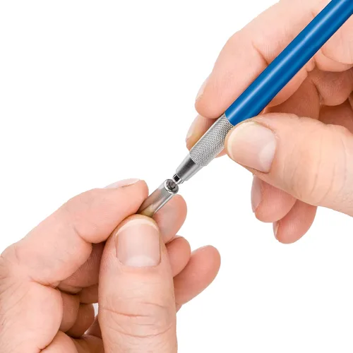 Vista 3 de STAEDTLER Mars - Portaminas técnico mecánico, 0.079 pulgadas (#2) con sacapuntas incorporado - Lápiz para dibujo y bocetos con clip metálico