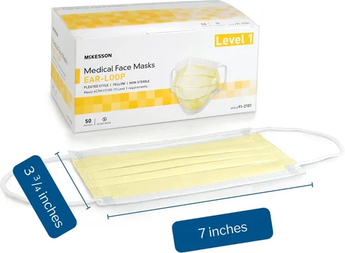 Vista 4 de McKesson Procedure Mask Pleated 91-2101