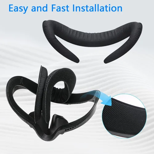 Vista 4 de Compatible with Oculus Quest 2 Face Bracket Replacement,VR Breathable Foam Face Pad Protective for Meta Quest 2,Comfortable Face Cover Cushion VR