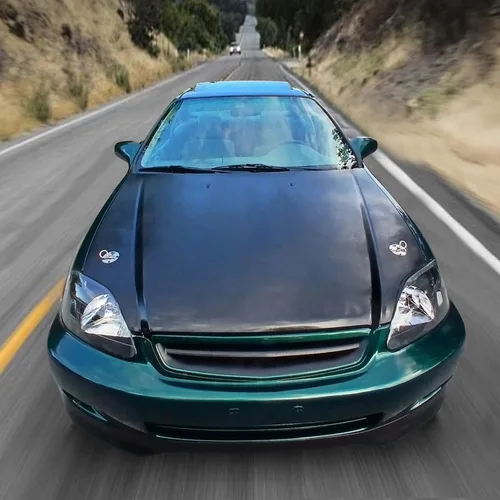 Vista 3 de 1999 – 2000 Honda Civic Type-R Defensa delantera, Pintado negro
