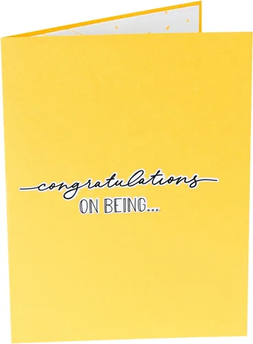 Vista 4 de PopLife Just Married - Tarjeta desplegable 3D de felicitaciones – Tarjeta de felicitación de boda, invitación de fiesta de boda, aniversario