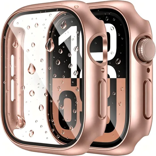 Vista 10 de Tensea para Funda protectora de pantalla impermeable para Apple Watch de 40 mm, Serie SE 3/Serie SE 2ª Generación/SE/Serie 6/5/4, accesorios