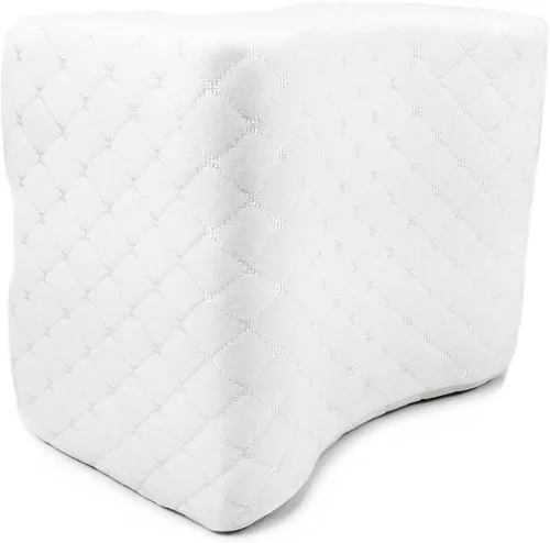 Vista 2 de ComfortFinds - Almohada de rodilla de espuma viscoelástica para aliviar el dolor de ciática, cojín de alivio del dolor de cadera, almohada
