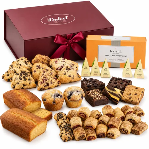 Vista 11 de Caja de regalo de cumpleaños, regalos de comida de cumpleaños, cestas de regalo de chocolate gourmet para mujeres, mamá, papá, él, ella