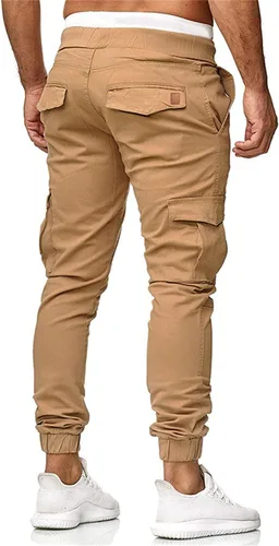 Vista 4 de Pantalones deportivos de entrenamiento para hombre, pantalones deportivos para correr, gimnasio, correr, estilo callejero, pantalones