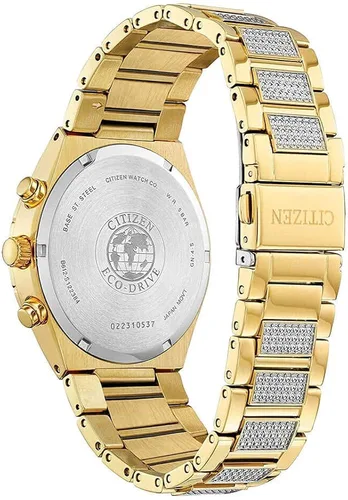 Vista 3 de Citizen Eco-Drive CA0750-53E - Reloj para hombre, Oro, Cronógrafo