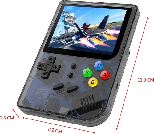 Vista 7 de RG300 - Consola de juegos de mano retro con sistema de código abierto, consola de juegos retro 16G + tarjeta TF 32G Videojuegos de mano 3 pulgadas