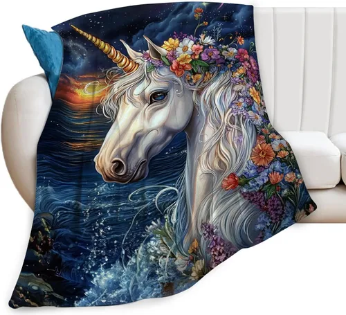 Vista 13 de Manta de llama, manta de alpaca, mantas de regalo con flores, ropa de cama de felpa de franela para niñas, mujeres, hombres, niños, amantes