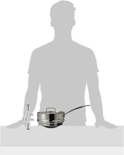Vista 5 de Cuisinart MCP22-24N MultiClad Pro - Sartén de acero inoxidable