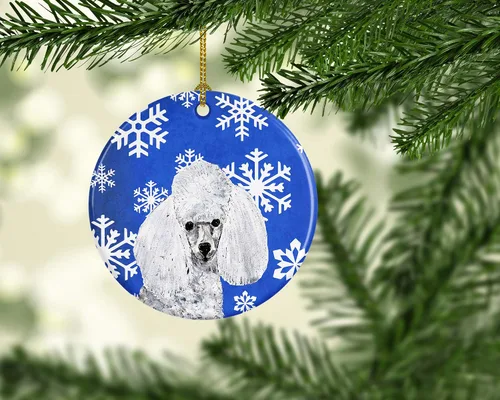 Vista 157 de Caroline's Treasures Cavalier Spaniel - Adorno de cerámica para colgar en el árbol de Navidad, para el hogar, Navidad, fiestas, regalo, 3 pulgadas