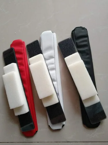 Vista 7 de Cojín de diadema de repuesto compatible con auriculares Beats Pro/Detox - Almohadilla de espuma suave para la diadema (rojo)