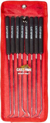 Vista 3 de Mayhew Tools 17990 Gancho & Juego de púas, 9.4 in de largo, 8 piezas, multi, talla única