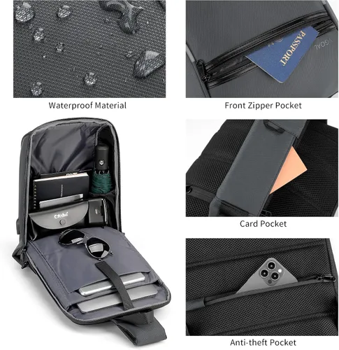 Vista 4 de VGOAL Mochila antirrobo para laptop