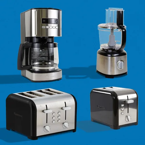 Vista 8 de Cafetera de goteo Kenmore - Máquina de café programable de 12 tazas con jarra de vidrio, preparación regular y concentrada, apagado automático Negro