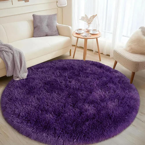 Vista 10 de Alfombras lanudas para dormitorio, sala de estar, dormitorio universitario, habitación de niños, decoración, alfombra suave y moderna