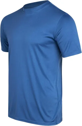 Vista 5 de iXtreme Camiseta deportiva para hombre Paquete de 4 camisetas deportivas de manga corta de ajuste seco Camiseta de entrenamiento atlético