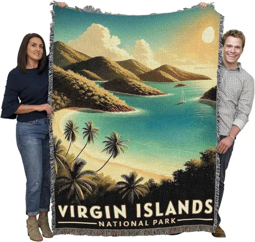 Vista 36 de Pure Country Weavers Manta del Parque Nacional Acadia, manta de tapiz de algodón para regalo, fabricada en los Estados Unidos, 72 x 54 pulgadas