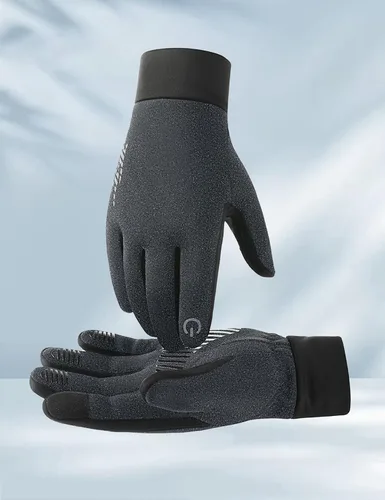 Vista 7 de Guantes cálidos de invierno para hombres y mujeres, compatibles con pantalla táctil, ideales para deportes, esquí, ciclismo, senderismo y aventuras