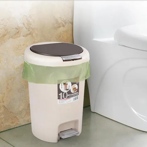 Vista 3 de Bolsas de basura de baño de 5 galones, bolsas de basura medianas de colores, 120