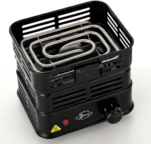 Vista 3 de Quemador de carbón multipropósito Turbo Quemador de carbón de arranque de carbón Placa caliente Estufa eléctrica de coco Arrancador de coco 1000W
