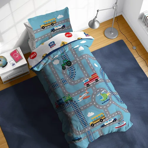 Vista 19 de Juego de edredón para niños Sunny Side Up incluye sábanas y fundas de almohada - Juego de cama suave y acogedor para una decoración elegante