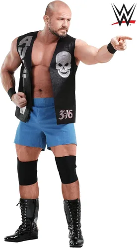 Vista 6 de Adult Stone Cold Steve Austin Costume WWE Officially Licensed Costume