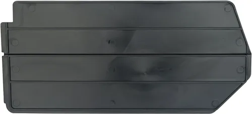Vista 5 de Akro-Mils 30210 AkroBins - Cubo organizador apilable de plástico para colgar, 5 x 4 x 3 pulgadas, negro, paquete de 24 y divisor de plástico 40210