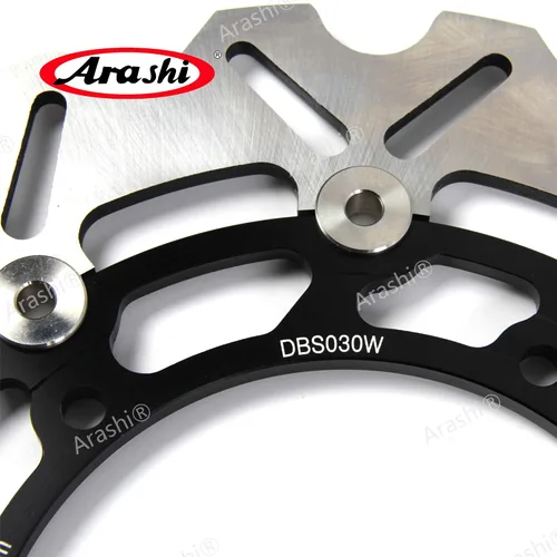Vista 3 de Arashi Discos de freno delantero Rotores para Yamaha FZ09 2014-2017 / FZ-09 ABS 14-17 / FJ09 ABS 15-16 Accesorios de motocicleta Negro
