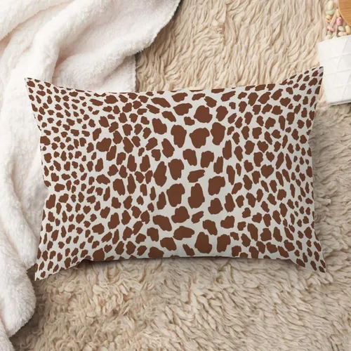 Vista 27 de ArogGeld Funda de almohada de lino azul con estampado de leopardo, diseño de vaca, diseño de animales de granja, color azul marino, guepardo