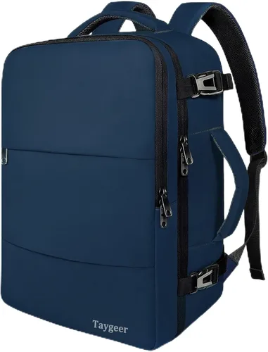 Vista 28 de Taygeer - Mochila de viaje para mujeres, mochila de cabina con puerto de carga USB y bolsa para zapatos, mochila TSA para laptop de 15.6 pulgadas