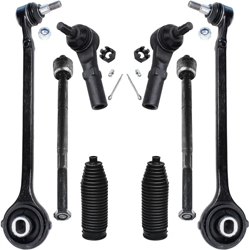 Vista 379 de Detroit Axle - Kit de brazos de control de extremo de 8 piezas para Toyota 2001-2003 Highlander 2002-2003 Camry Lexus ES300, 2 conjuntos de brazos
