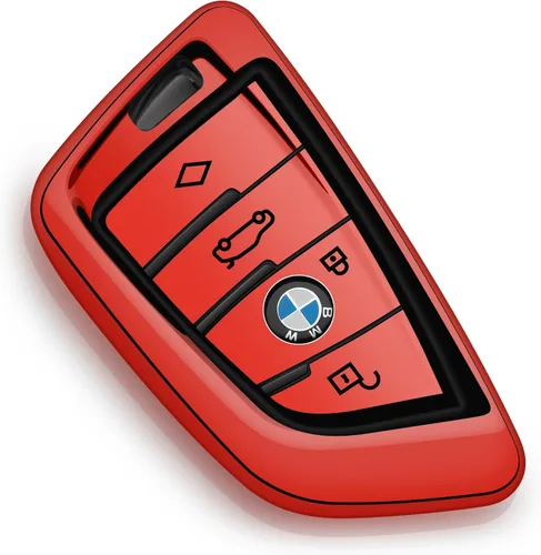 Vista 8 de Compatible con BMW Funda para Llavero de Coche 230i 330i 430i 440i 530e 530i 540i 740i 745e 750i 840i M2 M235i M240i M3 M340i M4 X1 X2 X3 X4 X5 X6