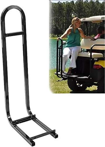 Vista 6 de Huskey - Barra de seguridad en forma de U para carrito de golf para modelos DS/precedentes, una pieza sólida con accesorios de montaje