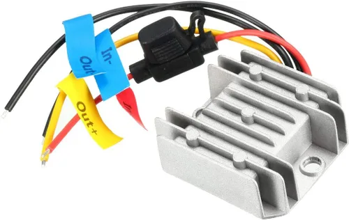 Vista 5 de uxcell Convertidor de voltaje de alimentación DC 12V/24V a DC 6V 10A 60W impermeable voltaje convertidor convertidor