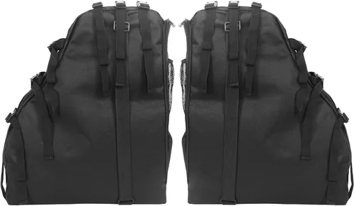 Vista 7 de Hooke Road Bolsas de almacenamiento con barra antivuelco, organizador para Jeep Wrangler TJ & JK y JL Unlimited 1997-2026 de 4 puertas, par