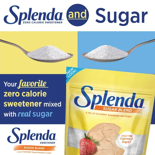 Vista 5 de Edulcorante SPLENDA de bajas calorías para hornear, mezcla de azúcar, bolsa resellable, 32 onzas