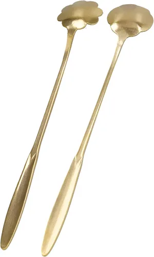 Vista 9 de Cuchara agitadora, 4PCS cuchara mezcladora de flores en forma de corazón cuchara de café de acero inoxidable cuchara de desierto cuchara de té