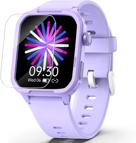 Vista 9 de Reloj inteligente para niños para niño niña, relojes para niños con 19 modos deportivos, frecuencia cardíaca, monitor de sueño, podómetro