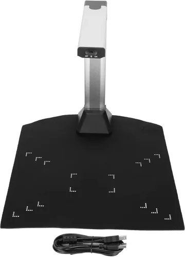 Vista 2 de Cámara de documentos USB, escáner de documentos plegable de 5 MP con 4 luces de relleno LED, enfoque automático, tamaño portátil, escáner de cámara