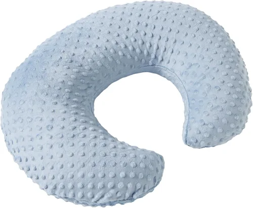 Vista 8 de Funda de almohada de lactancia con lunares, funda de almohada de felpa para lactancia materna Funda para almohada de lactancia, transpirable, Negro