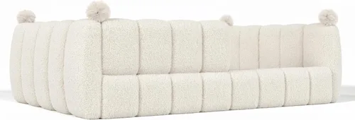 Vista 8 de Bellemave Cama Montessori tapizada de vellón de peluche de tamaño matrimonial con valla, marco de cama infantil de perfil bajo con barandillas