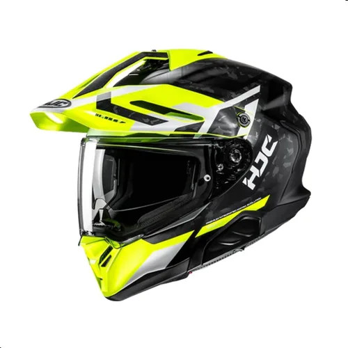 Vista 6 de Casco de motocicleta HJC RPHA 60 Dakar con visera HJ-47 Pinlock, aprobado por DOT (MC1, X-Small)
