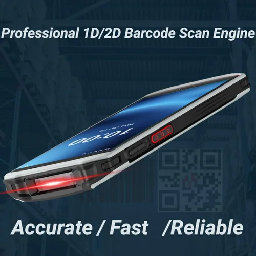 Vista 2 de Bix - Escáner industrial de código de barras Android 13, computadora móvil con pantalla táctil HD de 5.5 pulgadas, motor de escáner de código