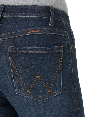 Vista 4 de Wrangler Womens Willow Mid Rise Performance Waist Boot Cut Ultimate Riding Jeans