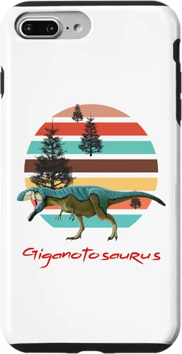 Vista 12 de iPhone 12 mini Giganotosaurus Retro T rex prehistoric dinosaur Father's day Case
